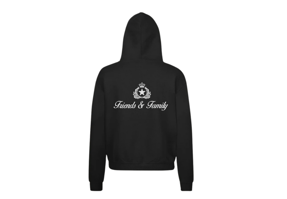 OVERSIZED HOODIE - JET BLACK