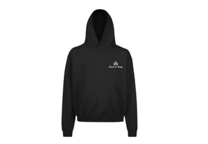OVERSIZED HOODIE - JET BLACK