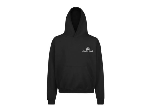 OVERSIZED HOODIE - JET BLACK