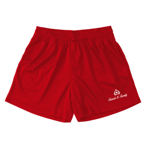 MESH SHORTS - VARSITY RED
