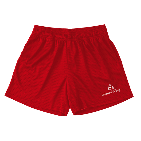 MESH SHORTS - VARSITY RED