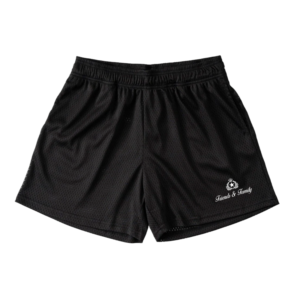 MESH SHORTS - JET BLACK