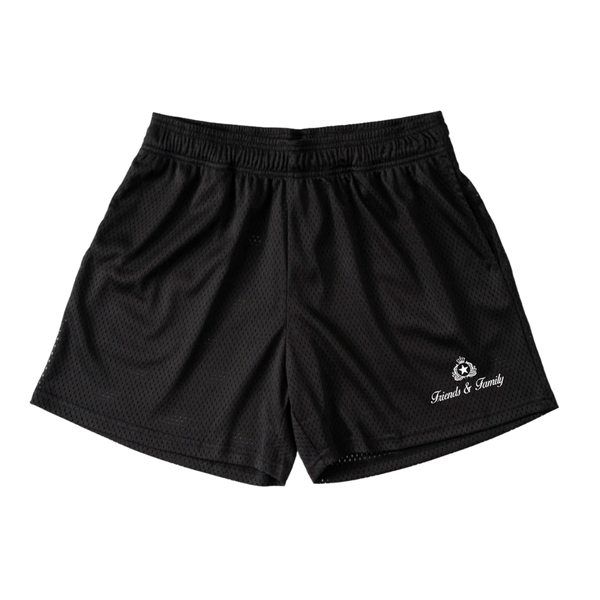 MESH SHORTS - JET BLACK