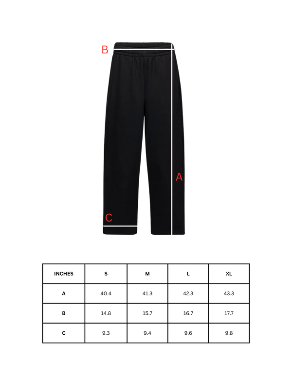 RELAXED SWEATPANT - JET BLACK